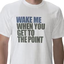 Image result for get to the point